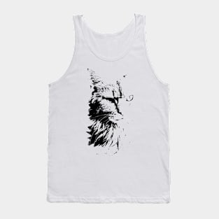 Cat, Animals, Pet, Maincoon, Manx, Mammal, Abyssinian, Angora Tank Top